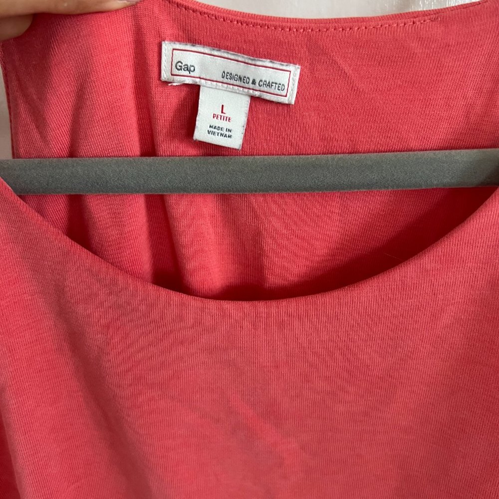 Gap coral halter maxi dress - Picture 7 of 9